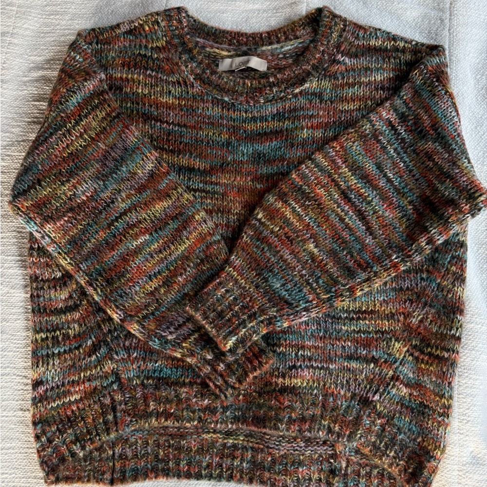 LOFT Earthy Toned Knit Sweater | NWOT